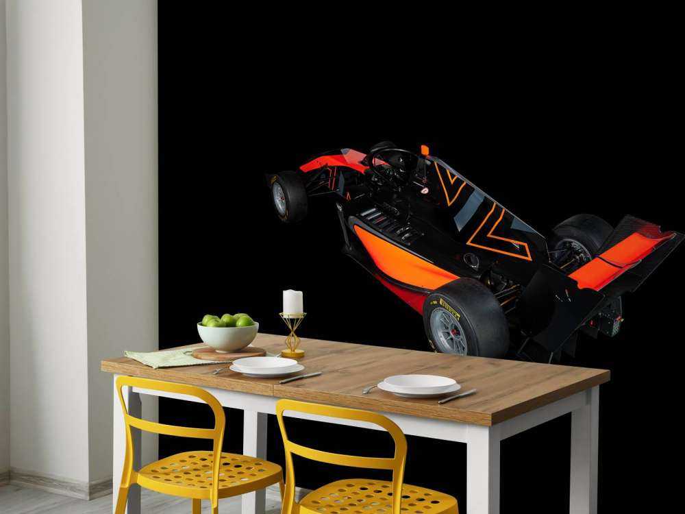 Formula 3 - Rear left view - dark