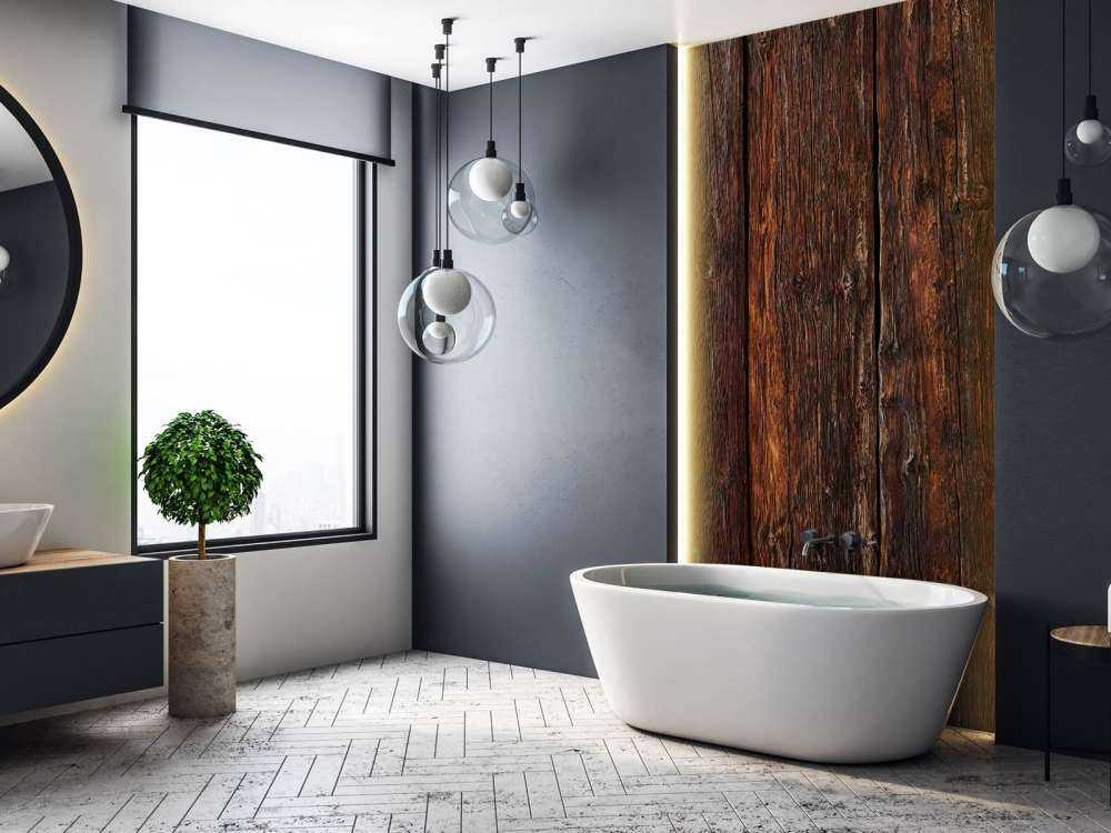 Legno verticale bruciato