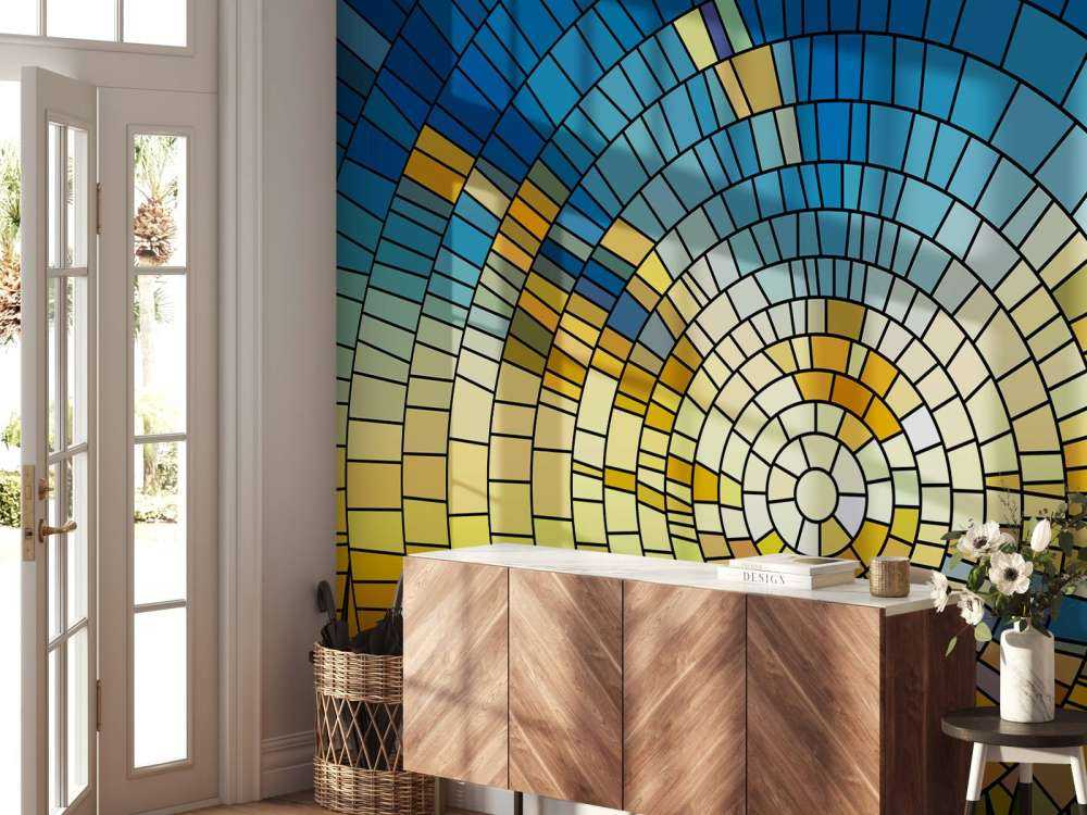 Tramonto su un prato