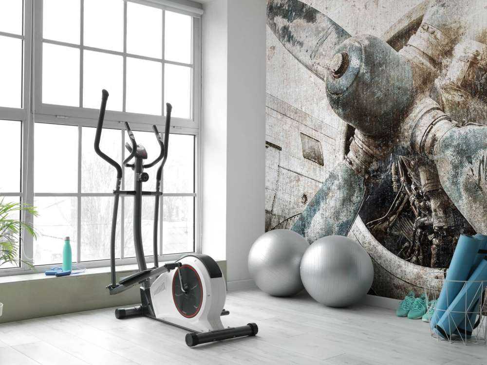 Motore d'aereo d'epoca