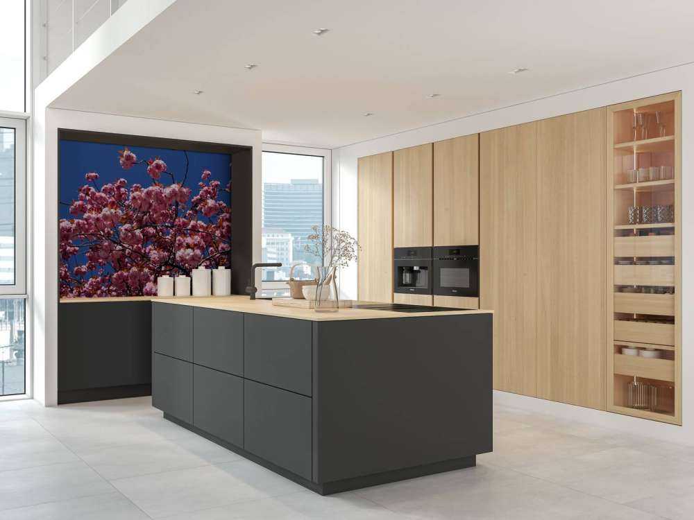 Fiore rosa con cielo blu