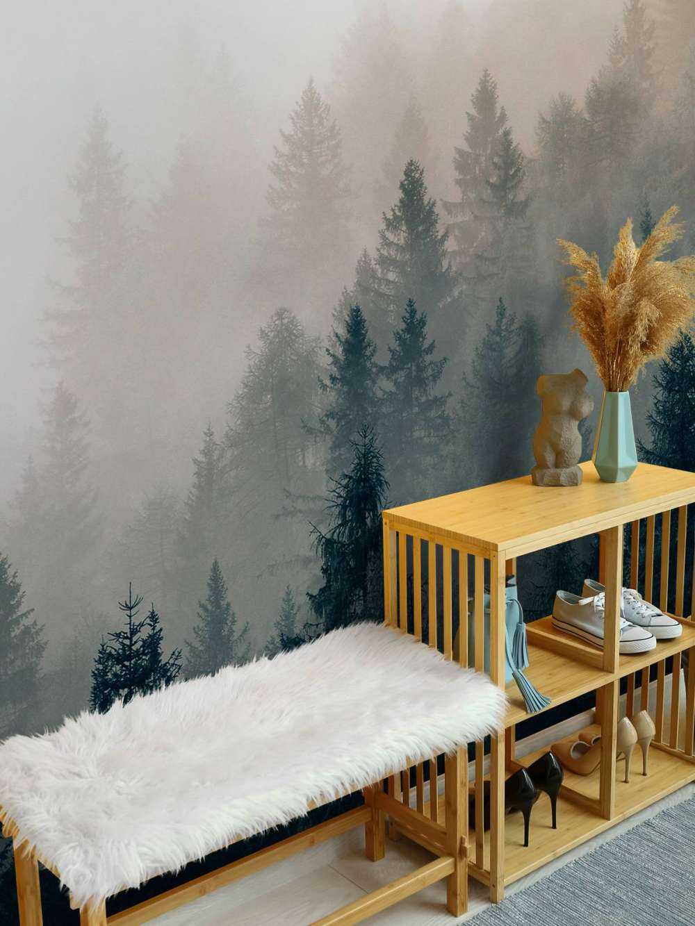 Cortina d'Ampezzo durante la nebbia