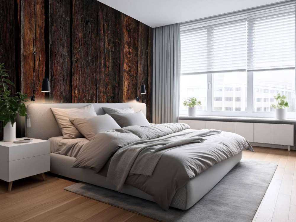 Legno verticale scuro