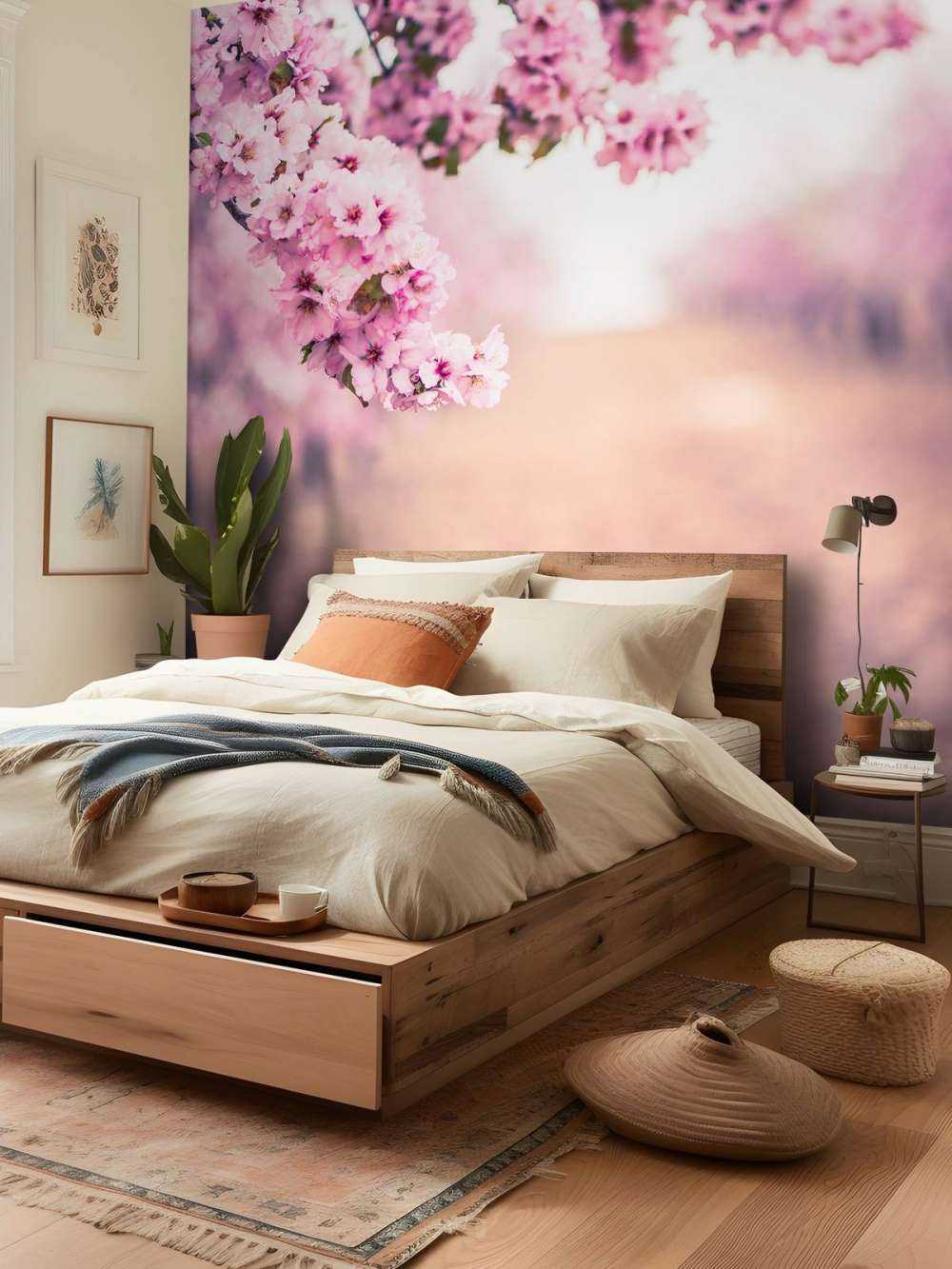 Fiori giapponesi violacei