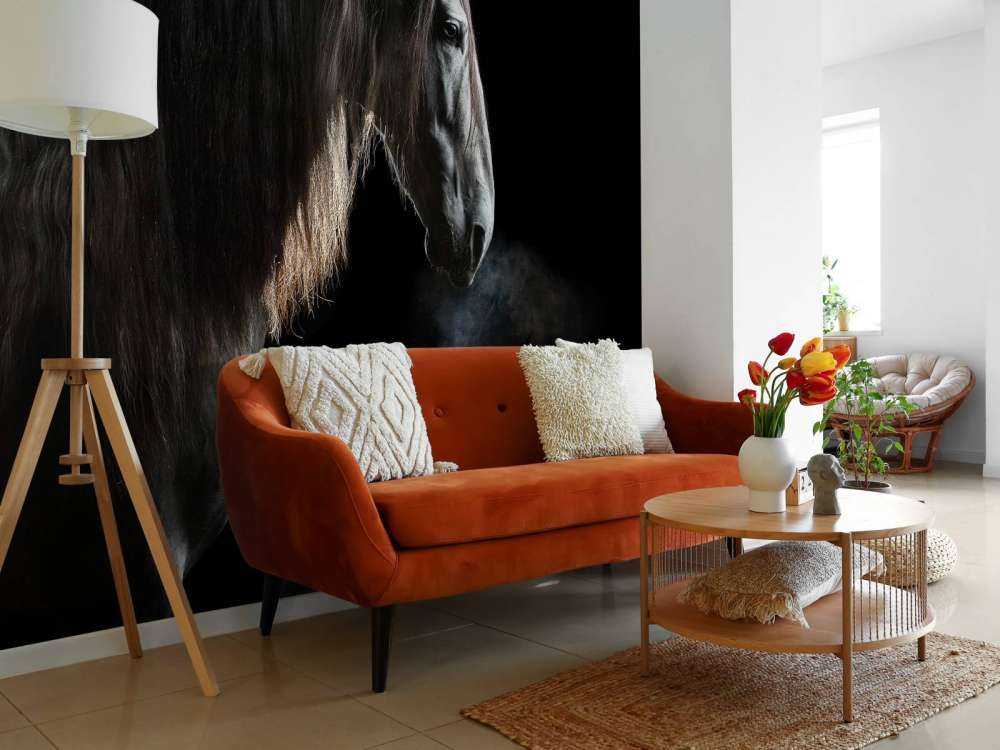 Stampo con sfondo nero