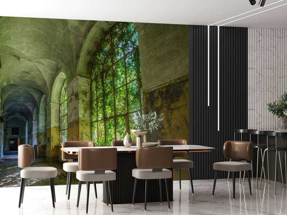 Vecchio edificio abbandonato