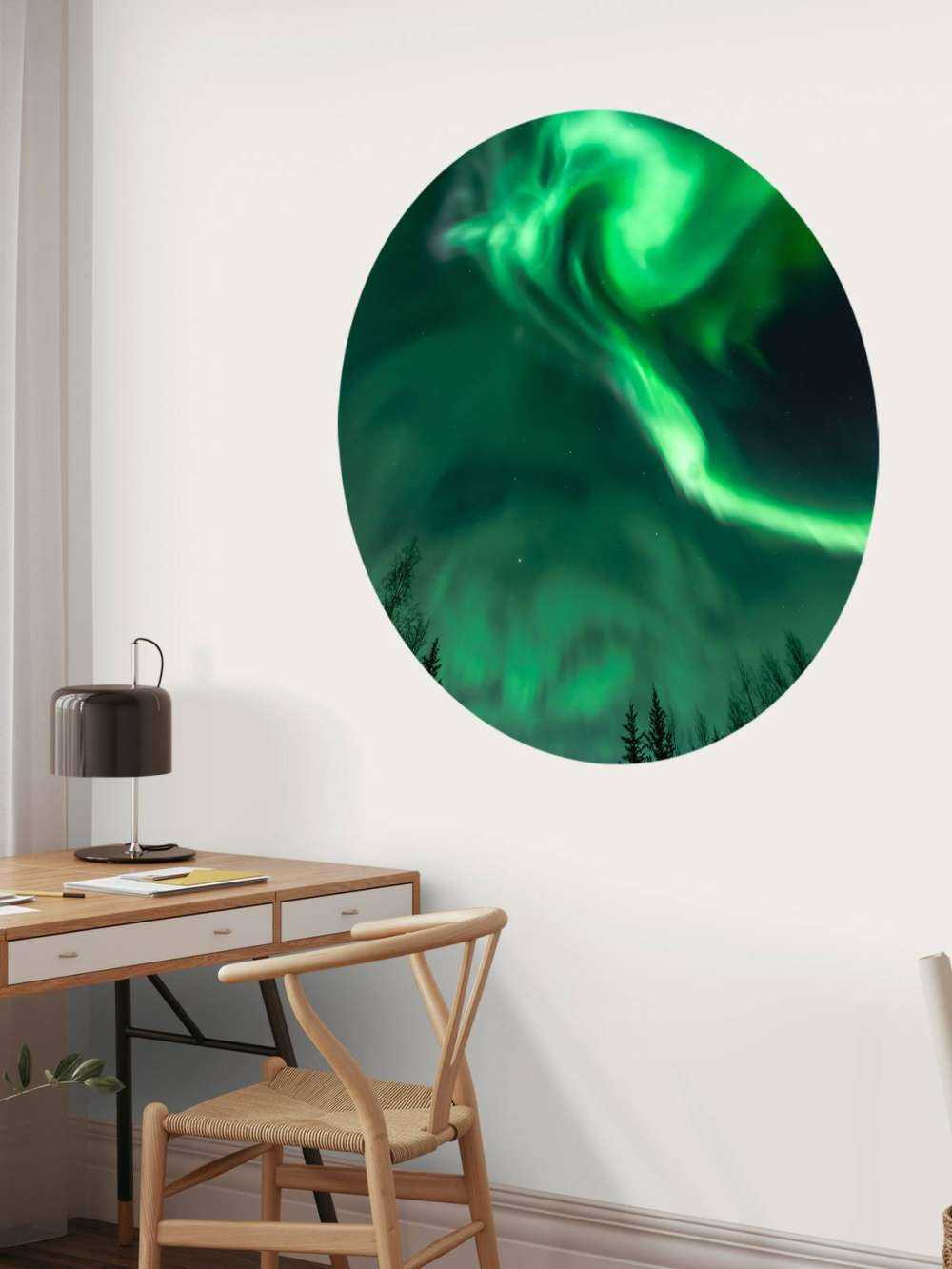 Aurora boreale a spirale