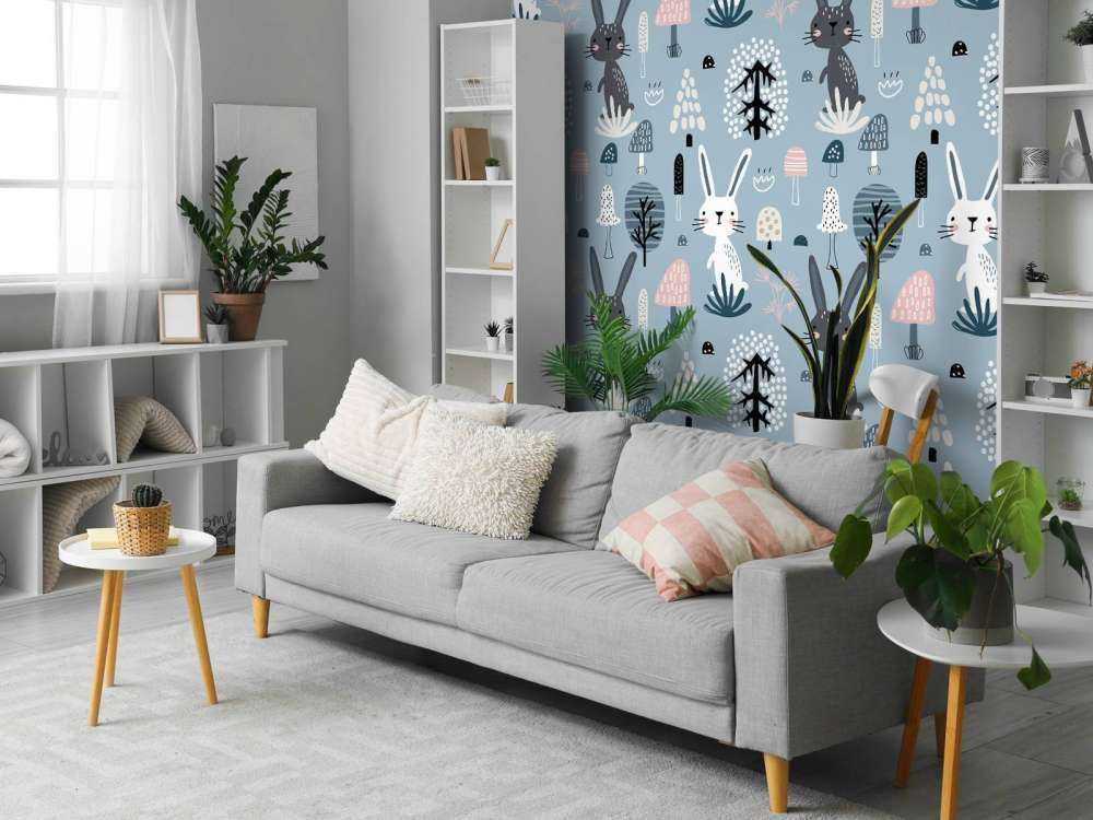 Modello di coniglio blu