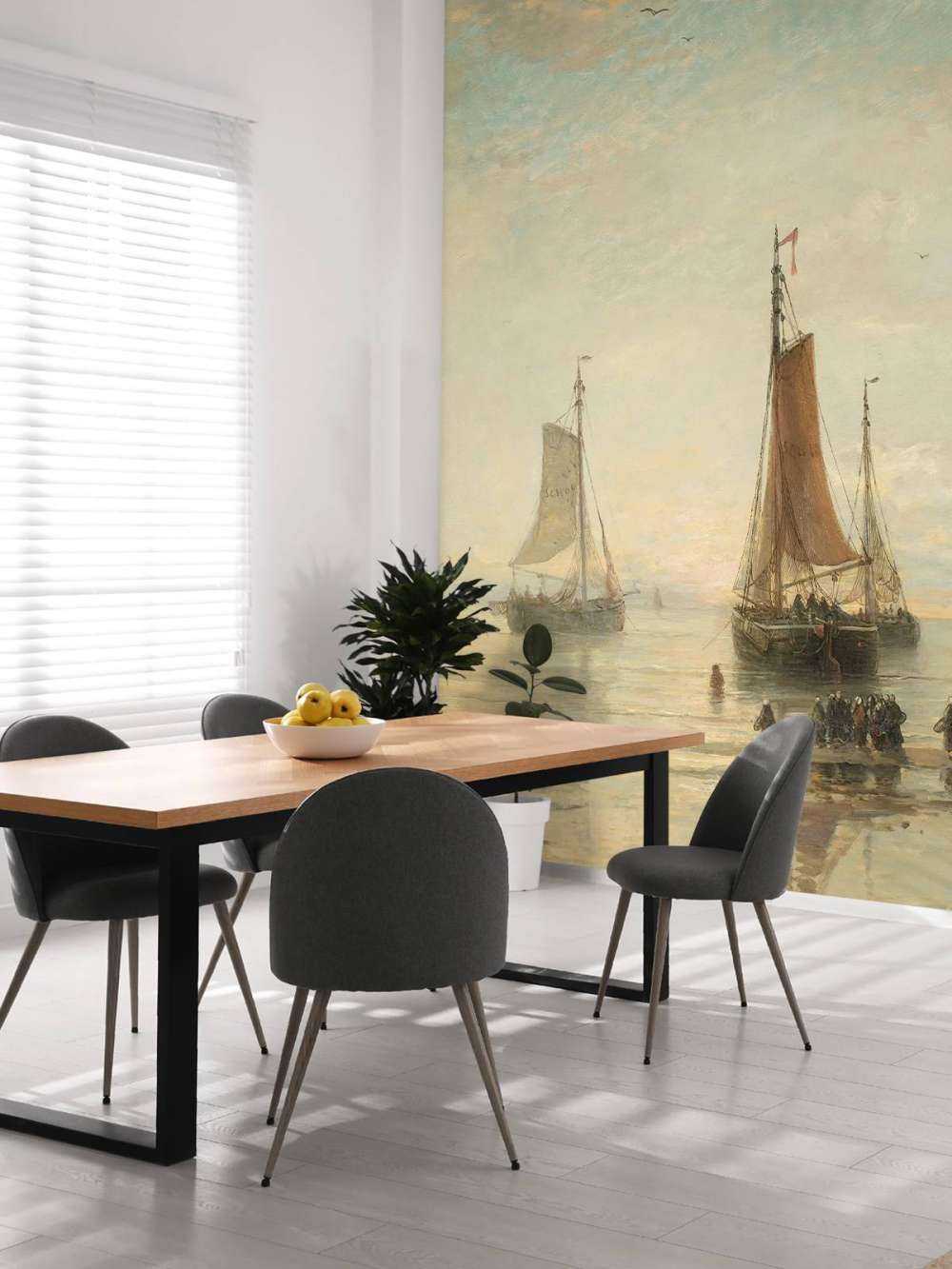 Bombe di Scheveningen all'ancora