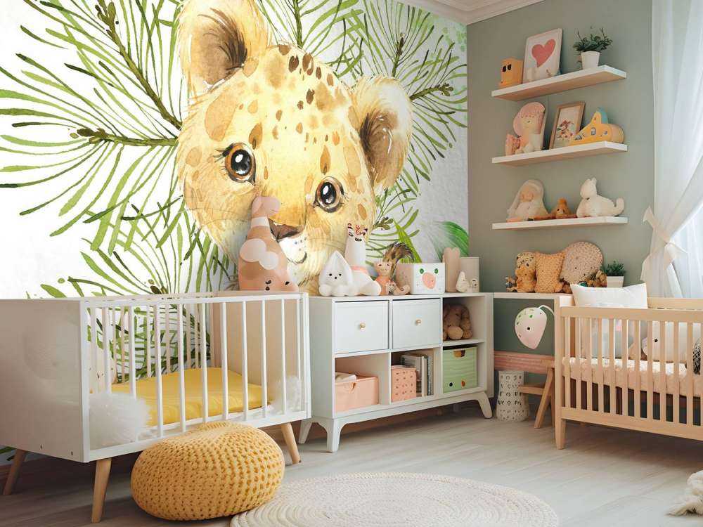 Cucciolo di leone di Savana