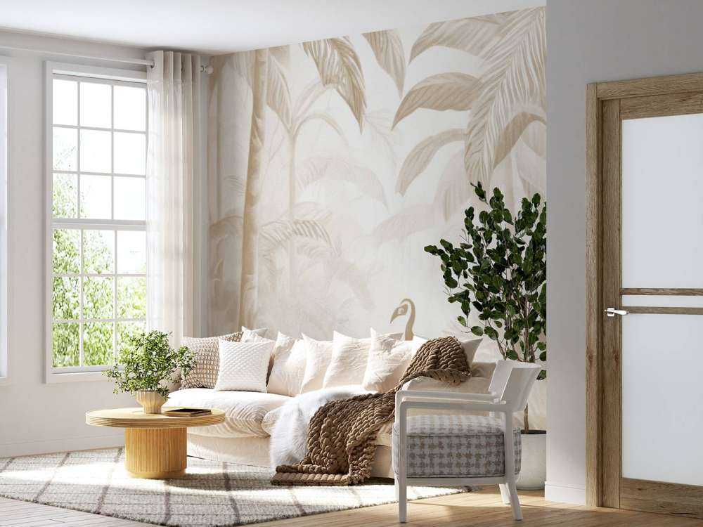 Giungla Nascosta con Ibis, taupe