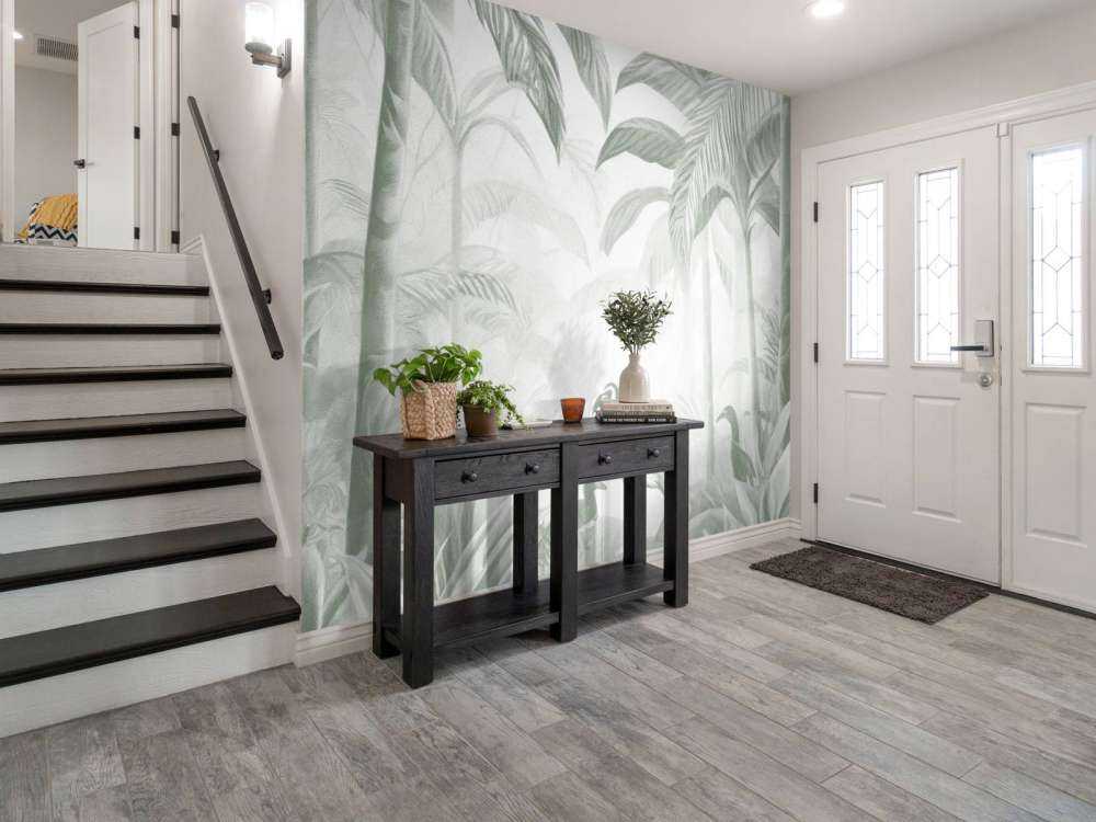 Giungla Nascosta con Ibis, verde