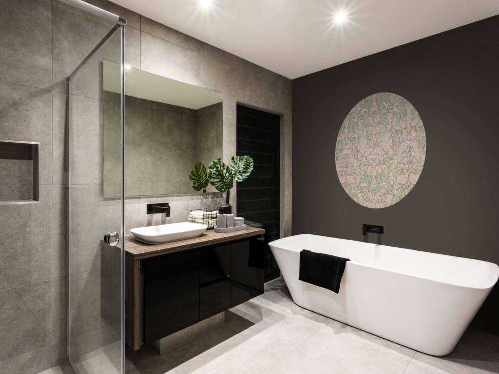 Morris damasco floreale - rosa pastello