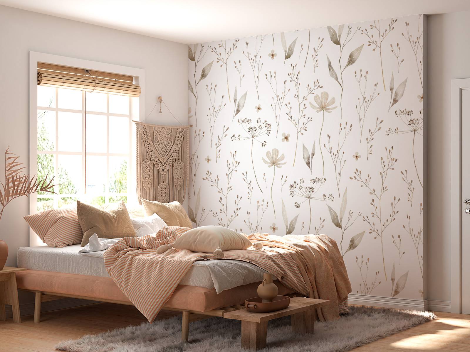 Carta da parati - Schizzo Naturale in Sepia, image size:1600x1200