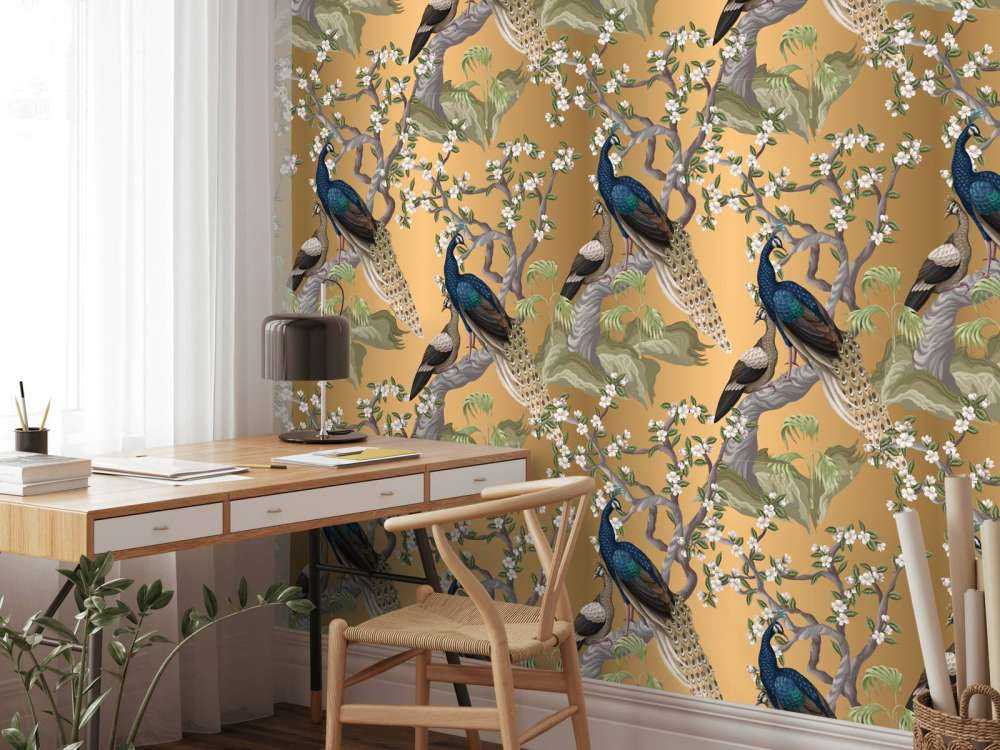 Sussurri di Pavone in un'Oasi