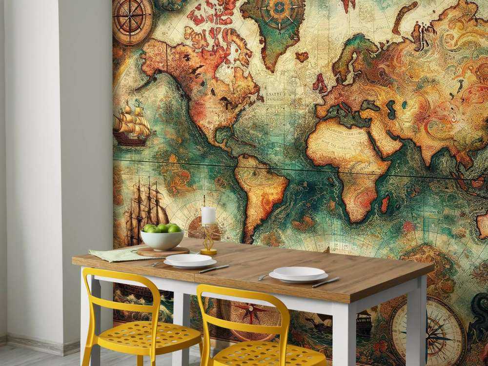 Mappa Storica Vintage