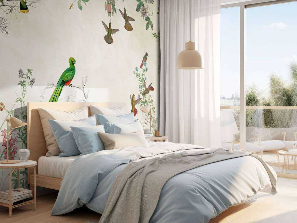 Campi di Uccelli Colorati