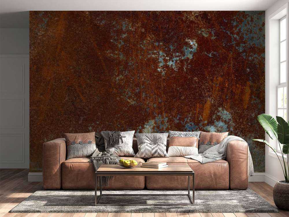 Struttura metallica arrugginita