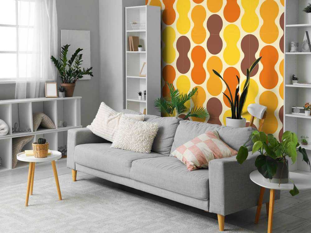 Motivo floreale retrò