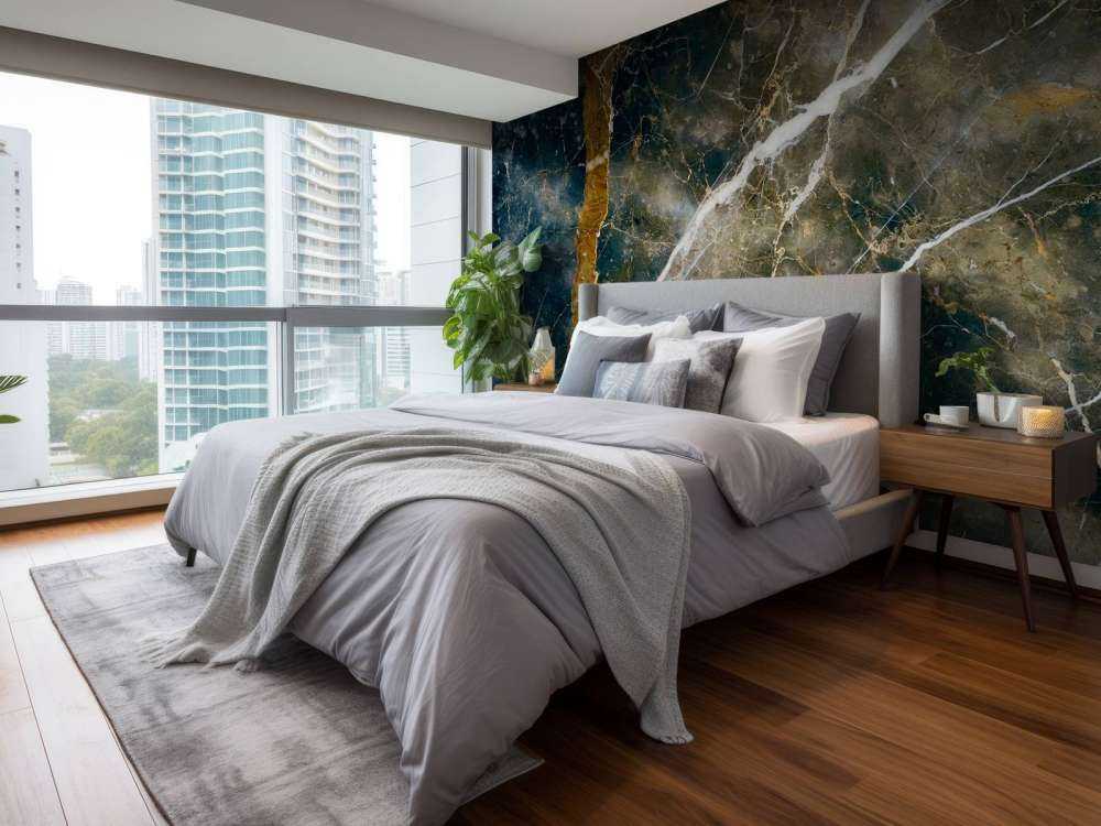 Marmo con struttura a nuvole