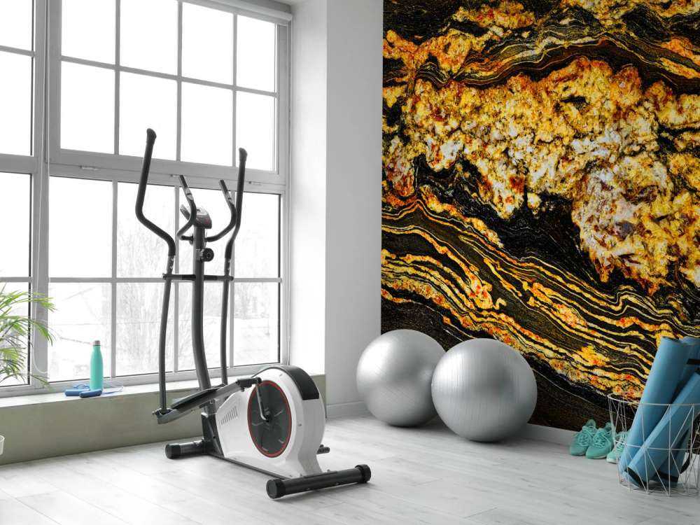 Marmo nero color oro