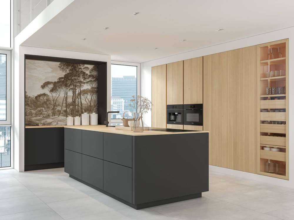 Paesaggio forestale vicino a Roma con il sole al tramonto