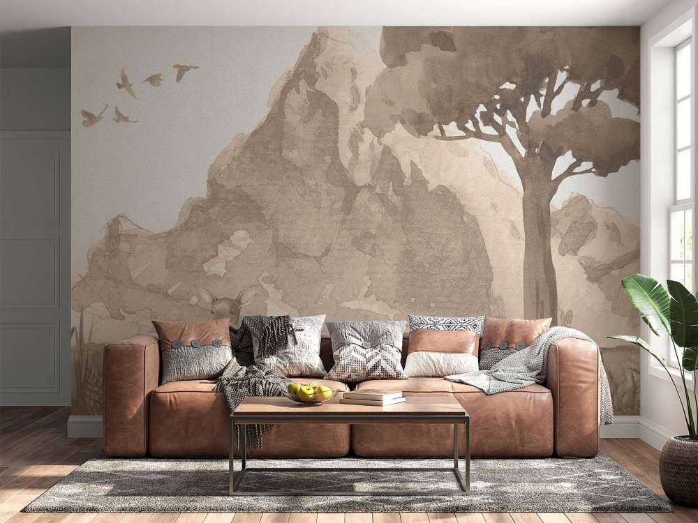 Montagna in acquerello