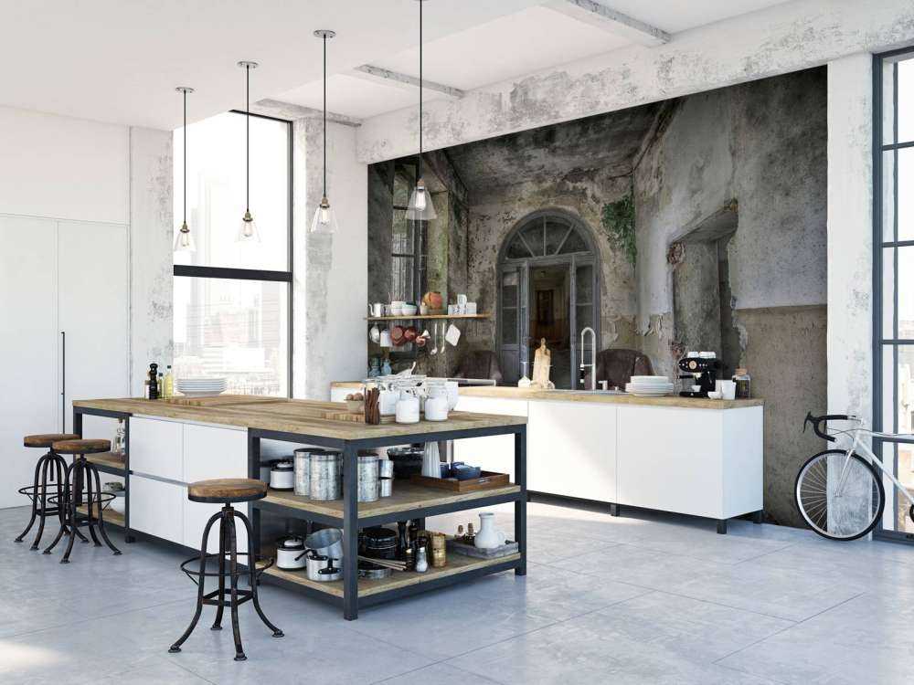 Corridoio in casa abbandonata