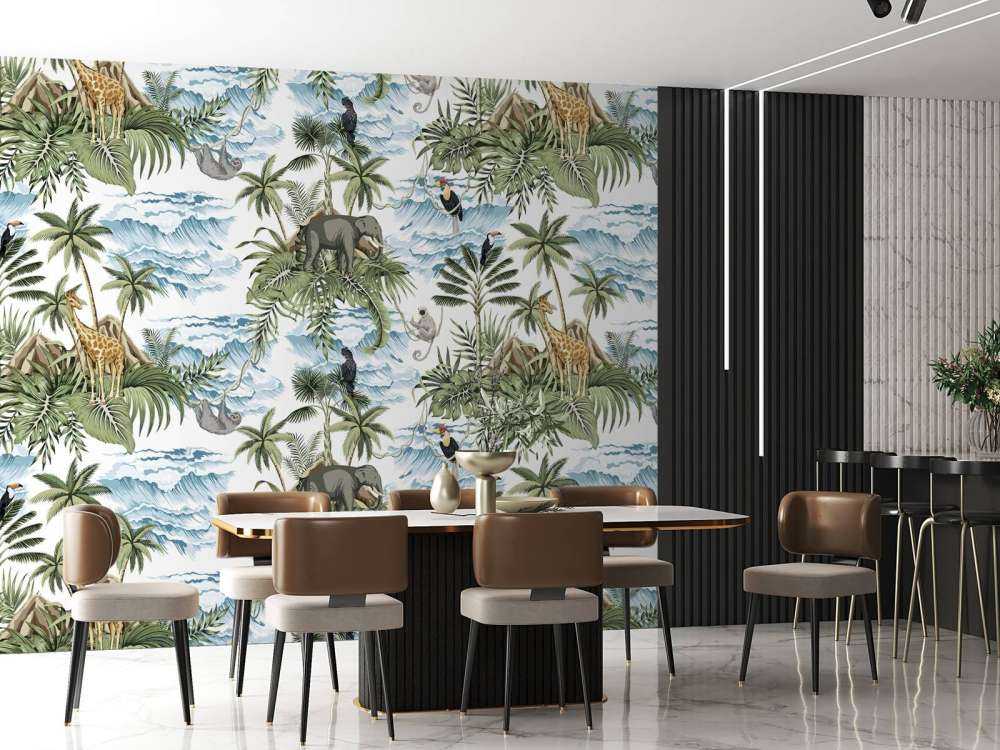 Animali tra le foglie