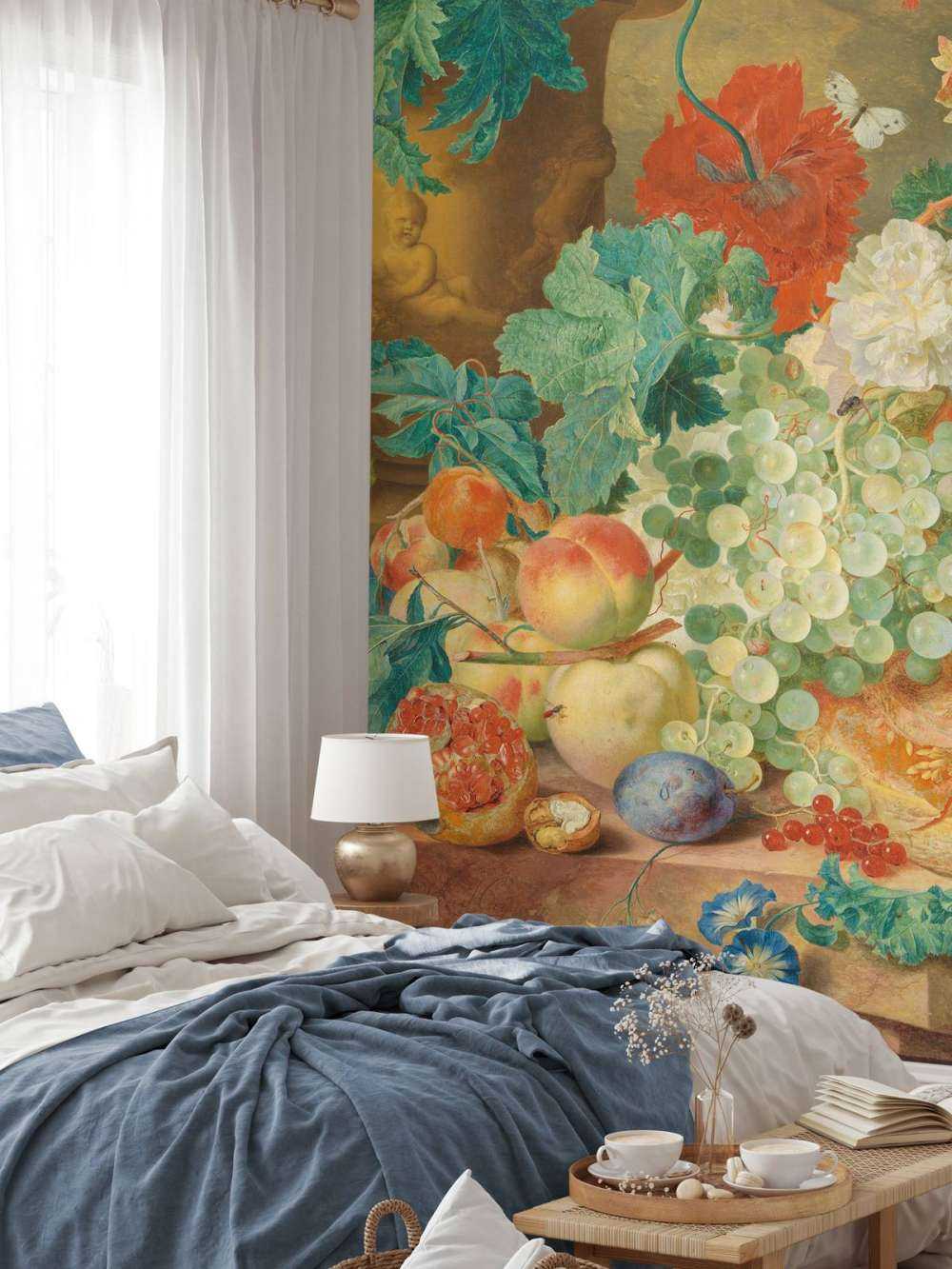 Natura morta con fiori e frutta, Jan van Huysum