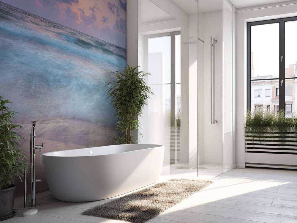 Tramonto sulla spiaggia