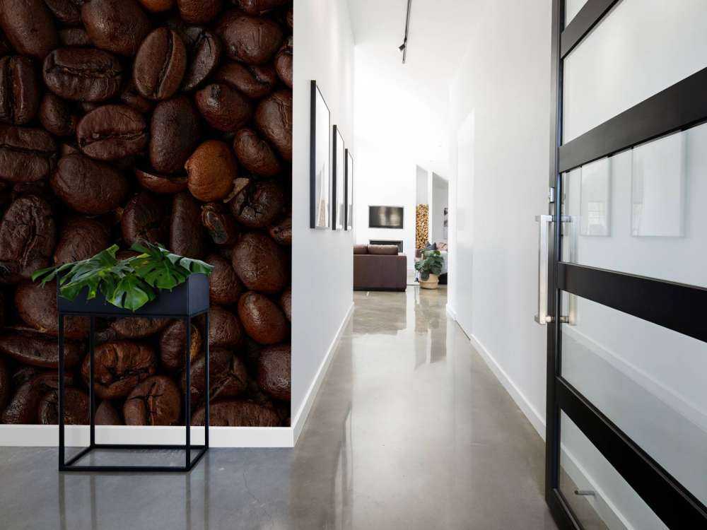 Chicchi di caffè in primo piano