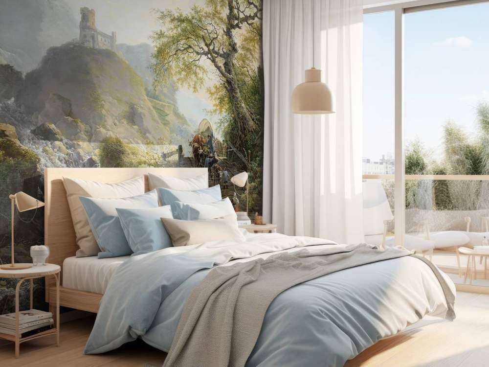 Paesaggio montano vicino a Düsseldorf