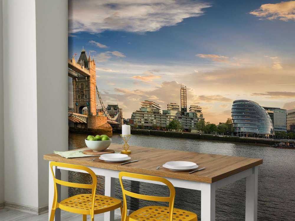 Skyline Londra con Tower Bridge