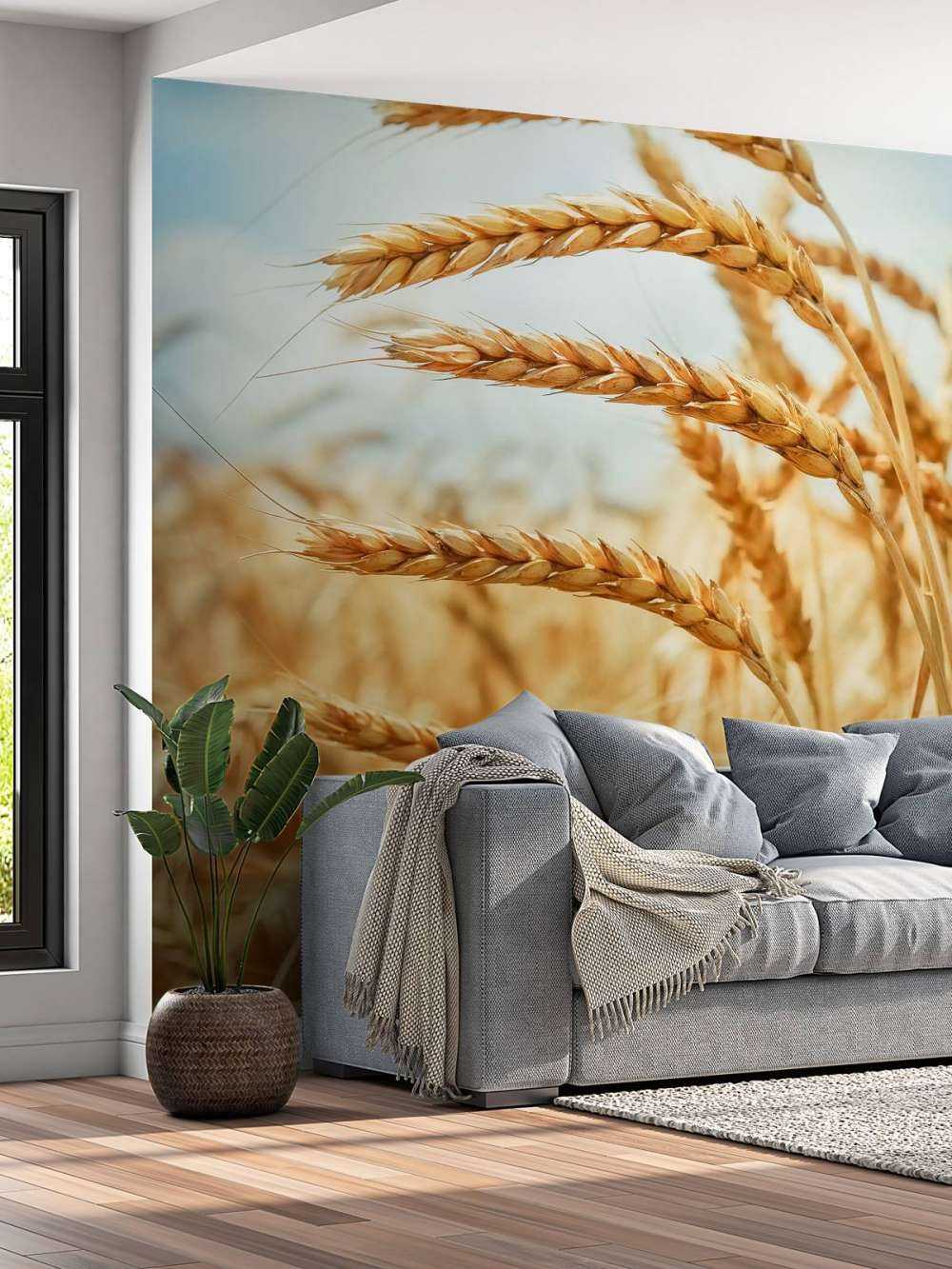 Primo piano di una pianta di cereali