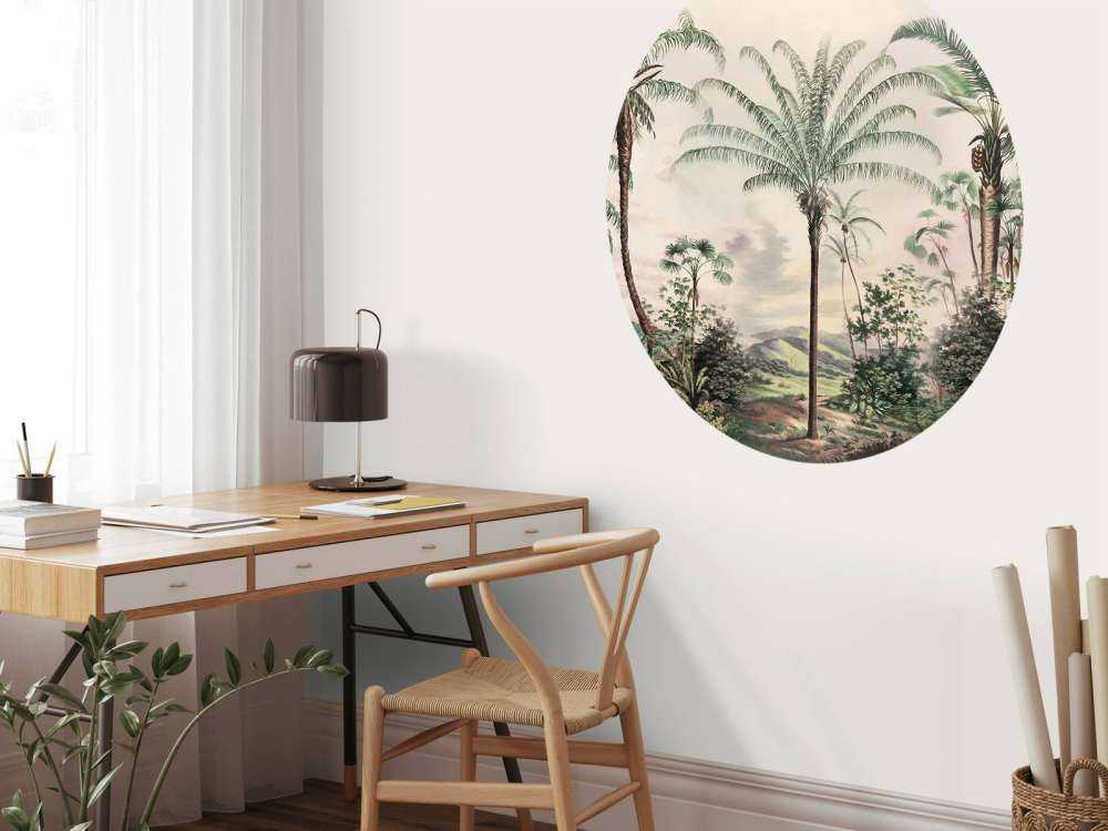 Tropicali Romantici Verde Scuro