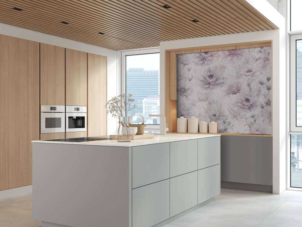 Carta da parati romantica rosa