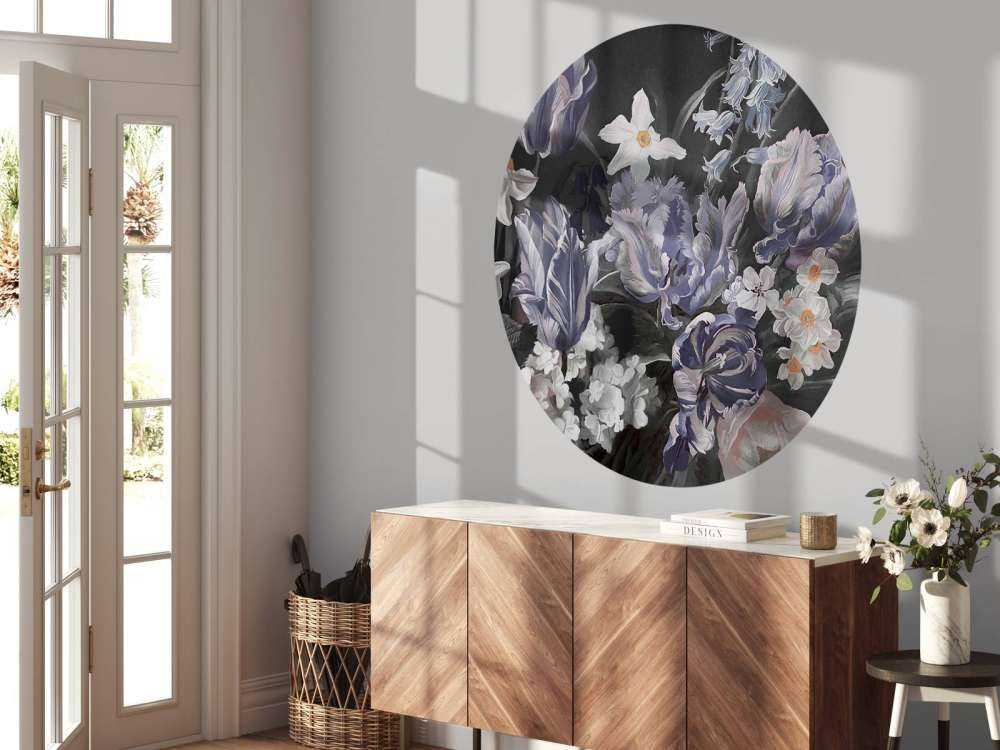 Bouquet con peonie multicolore