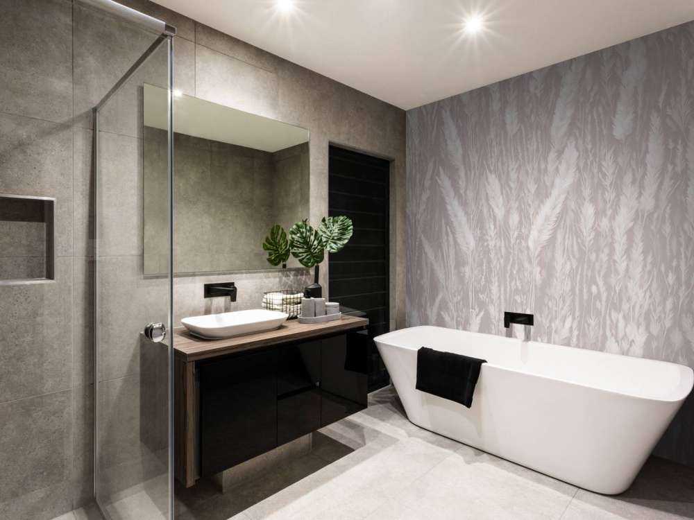 Parete di erbe di campo - taupe