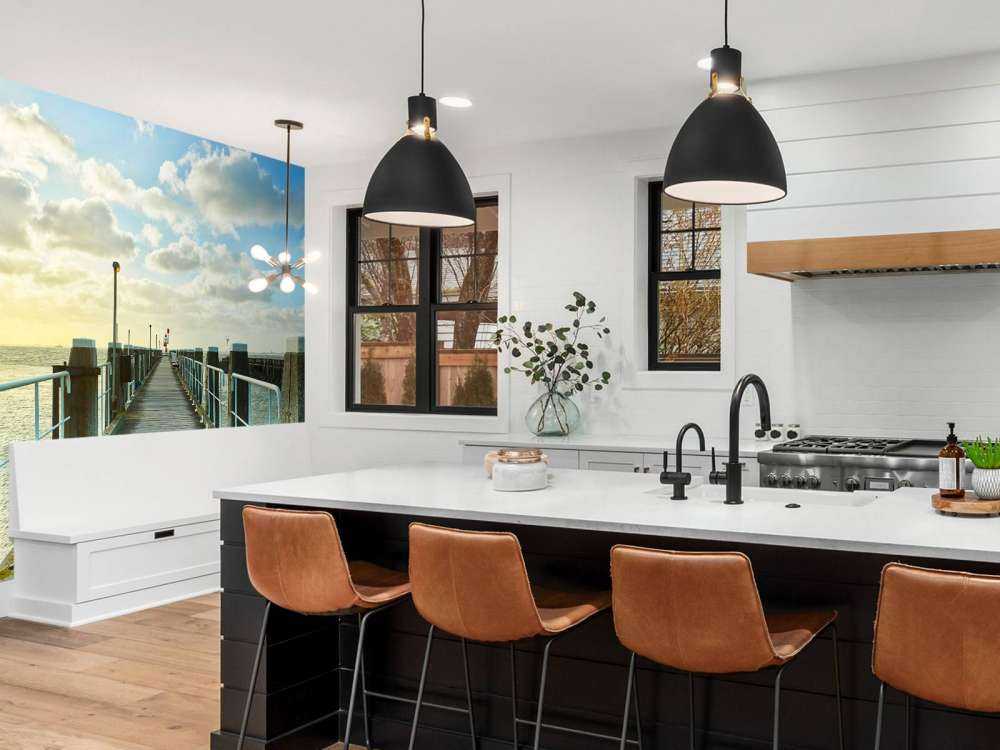 Ponteggi sulla costa