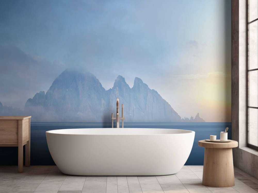 Isola rocciosa nel mare