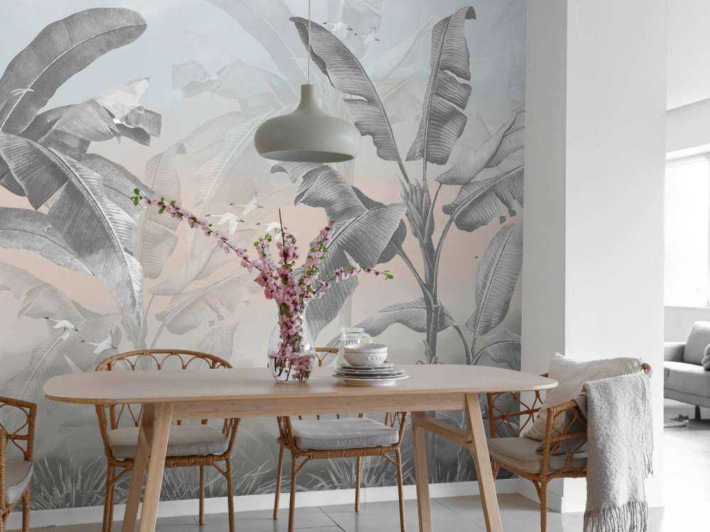 Alberi di banane tropicali