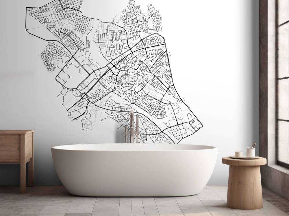 Mappa di Zwolle, bianco