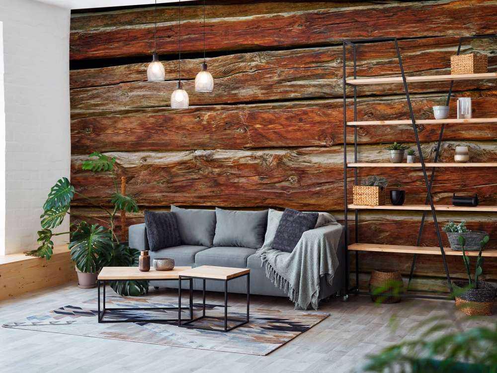 Assi di legno grezzo