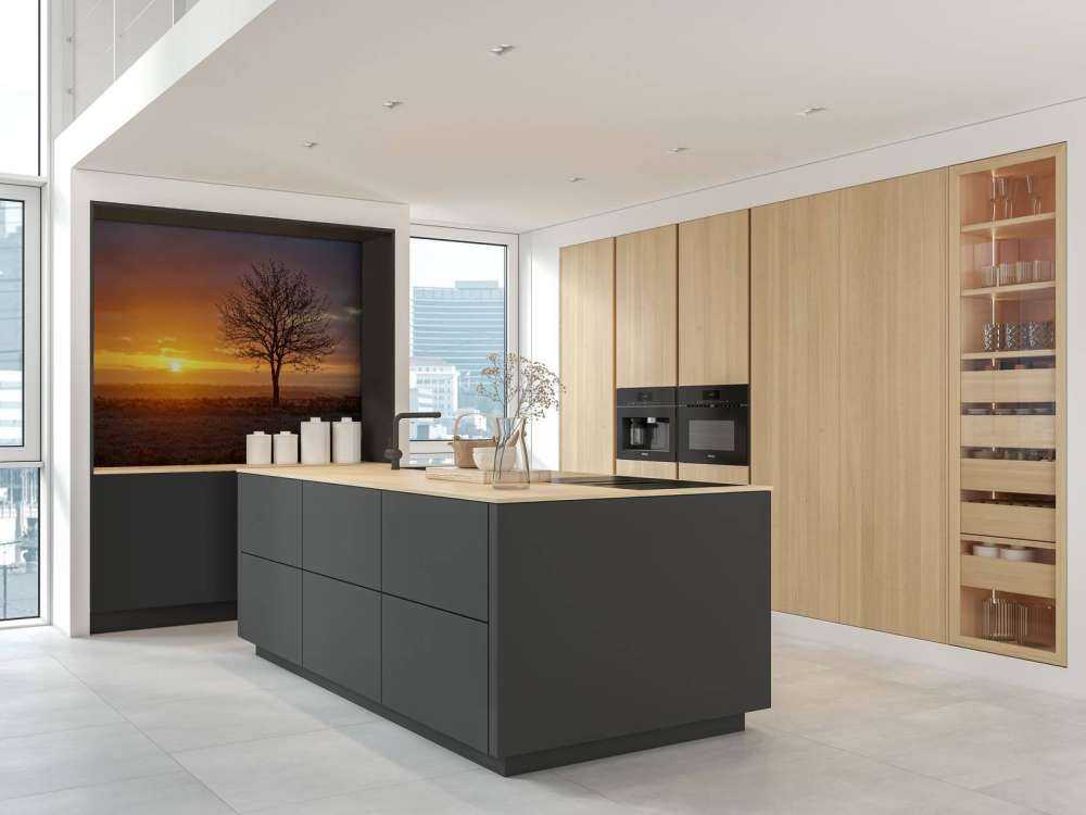 Alba colorata sulla brughiera