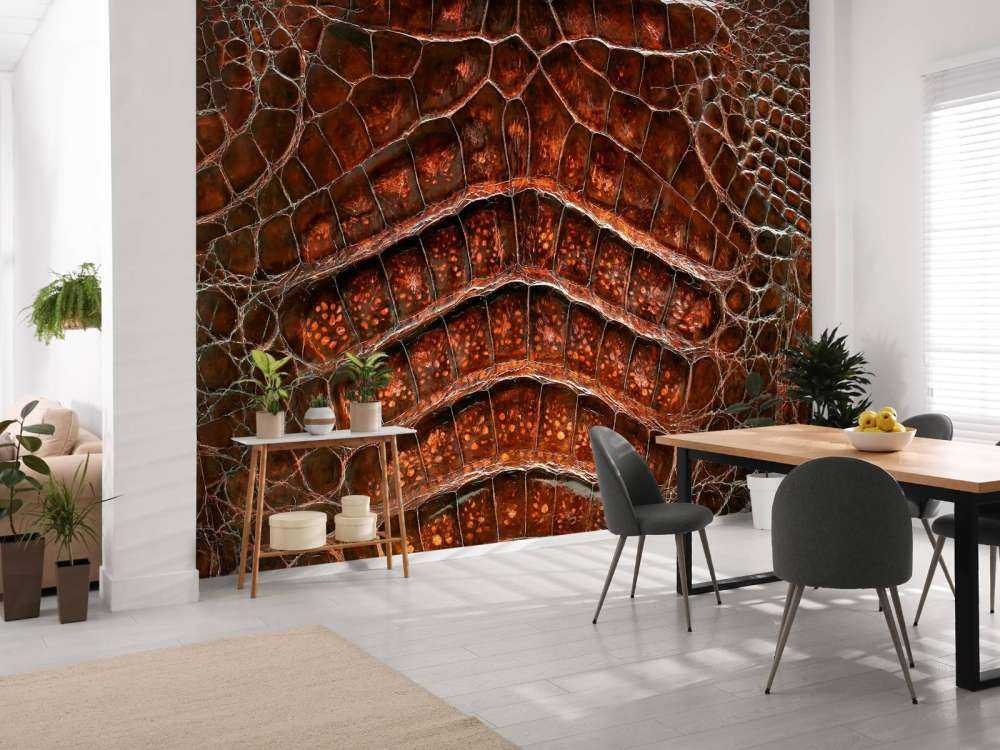 Struttura della pelle di coccodrillo