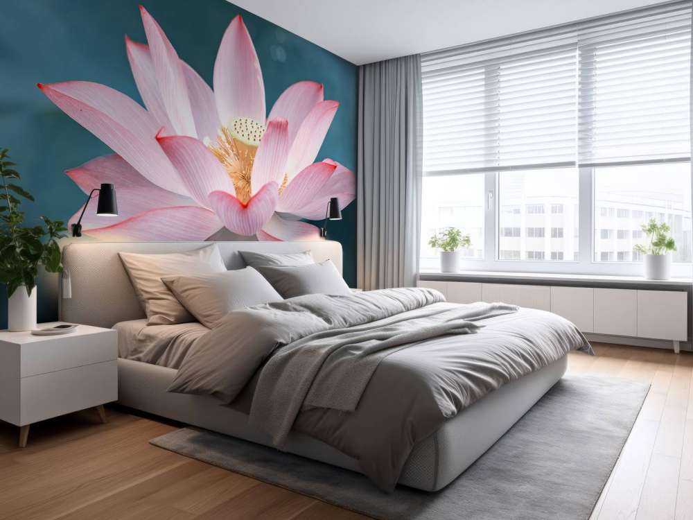 Fiore di loto da vicino