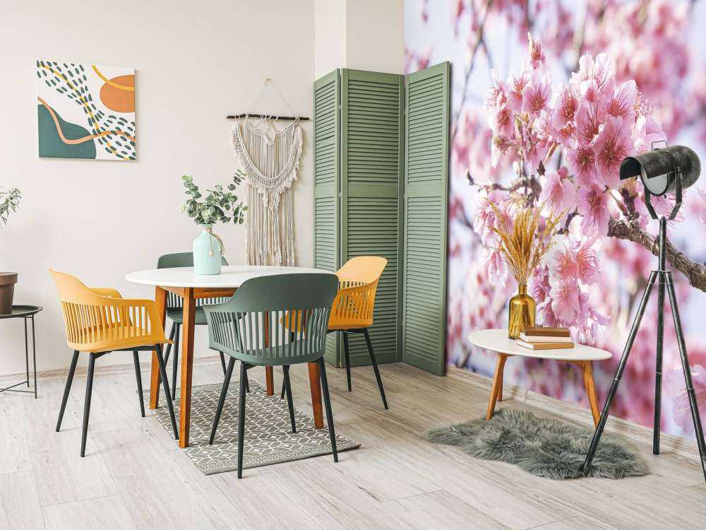 Fiore rosa in primo piano