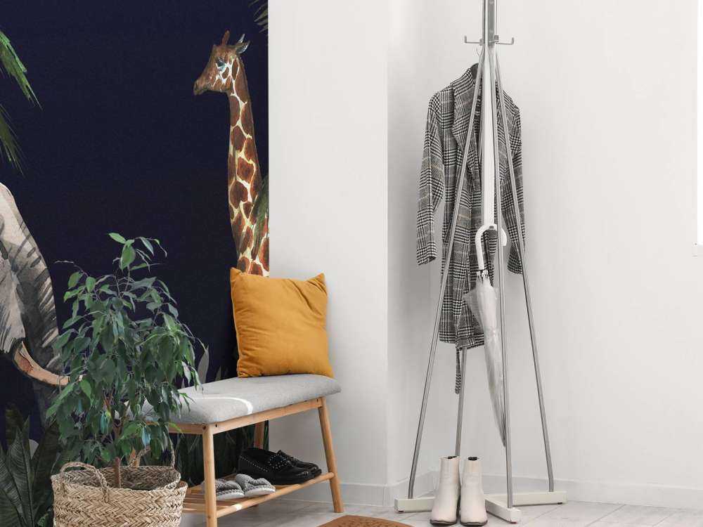 Jungle dieren bij nacht