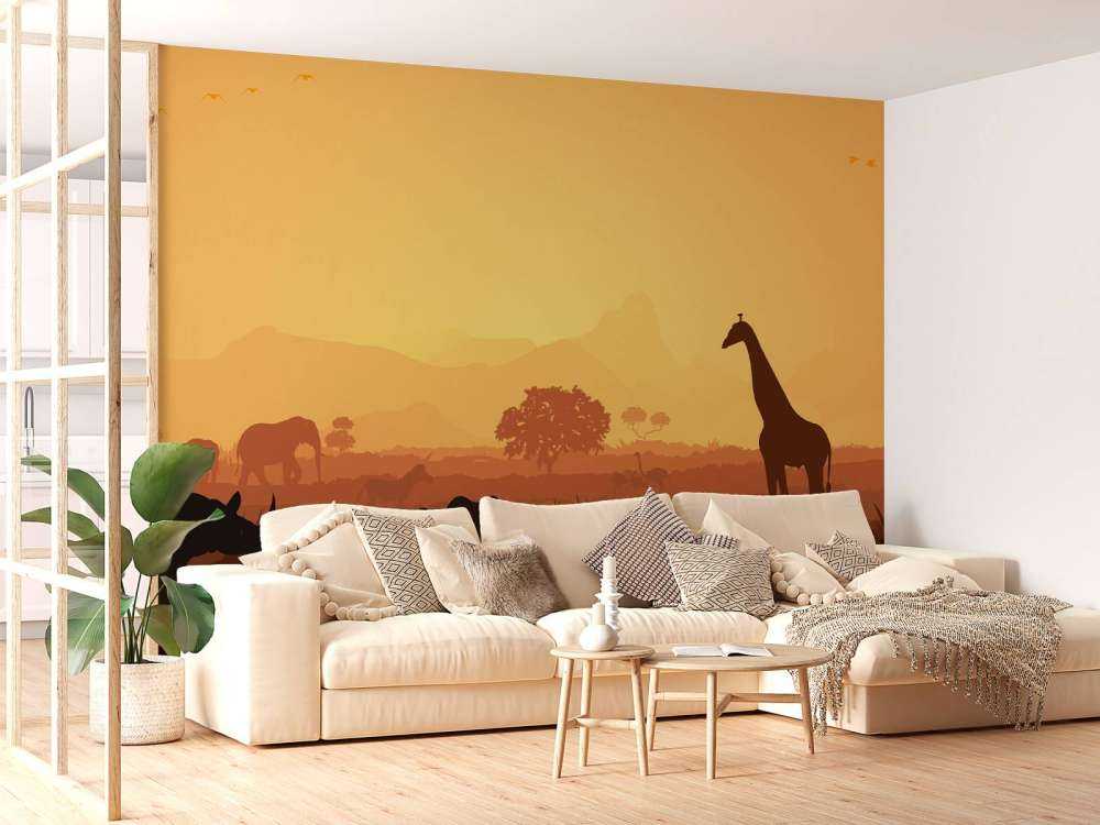 Animali selvatici nella savana